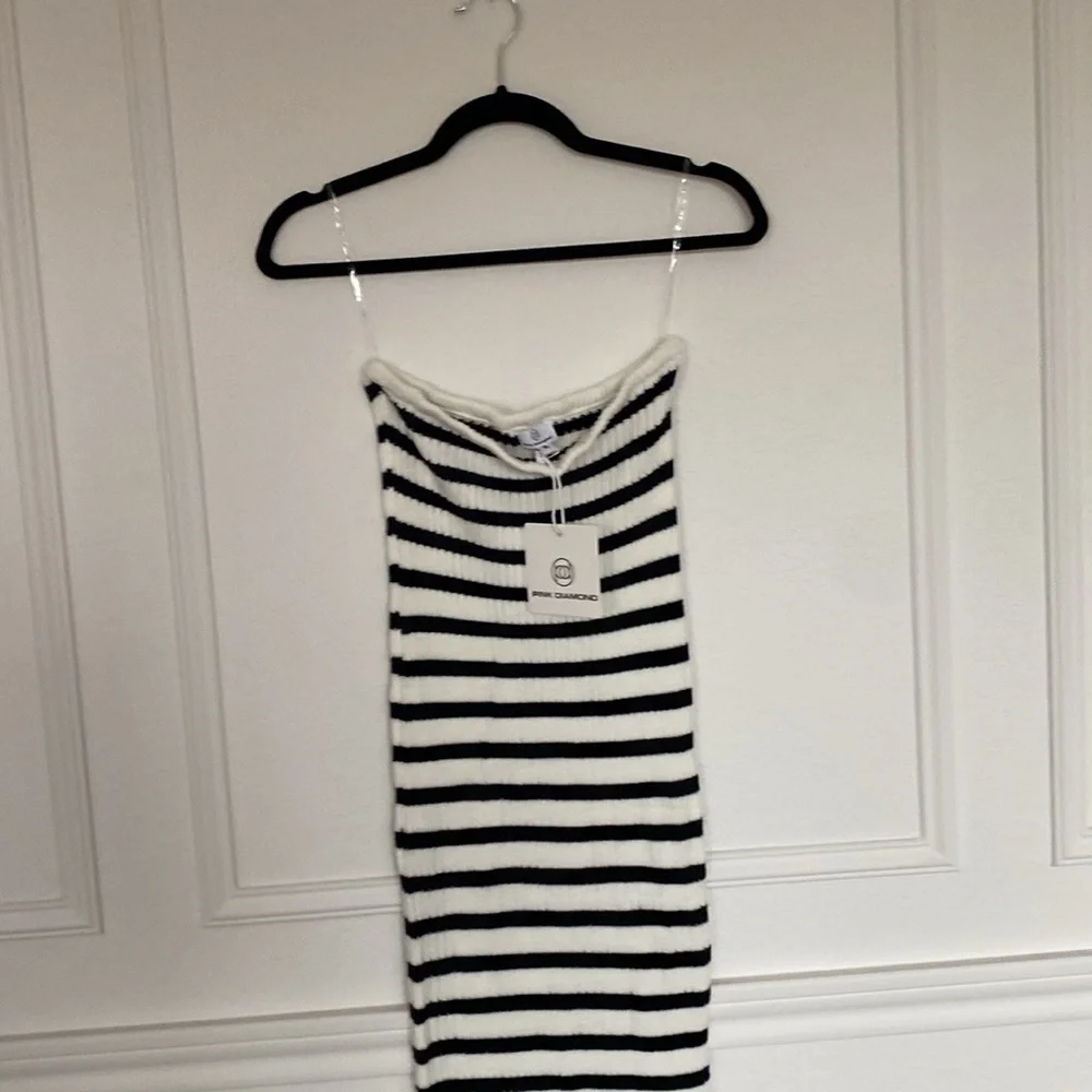 Showpo Stripe Knit Dress - Picture 5 of 6